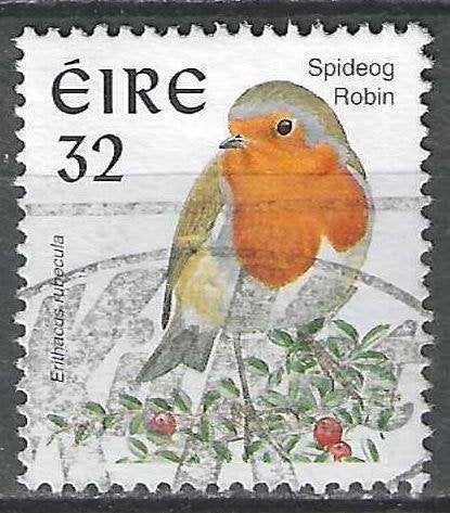 Ierland 1997 - Yvert 980 - Roodborstje (ST), Postzegels en Munten, Verzenden, Gestempeld
