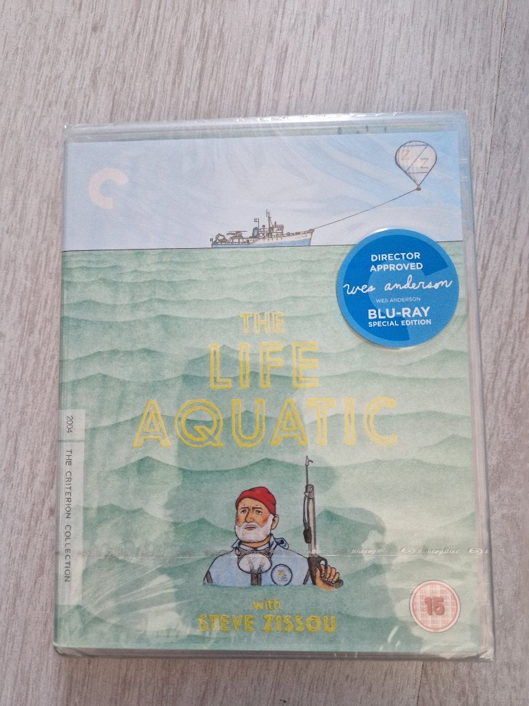 Blu-ray Criterion: The Life Aquatic with Steve Zissou -Nieuw, Ophalen, Engels, Film, Engels
