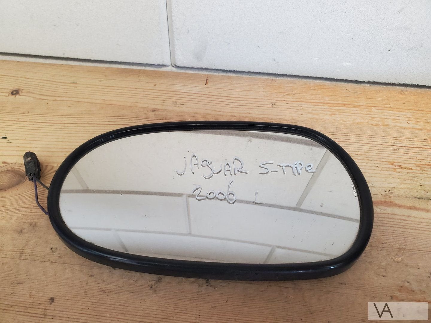 Jaguar XJ / S type 2003 - 2009 spiegelglas links ZELFDIMMEND, Auto-onderdelen, Gebruikt, -, -, Ophalen of Verzenden