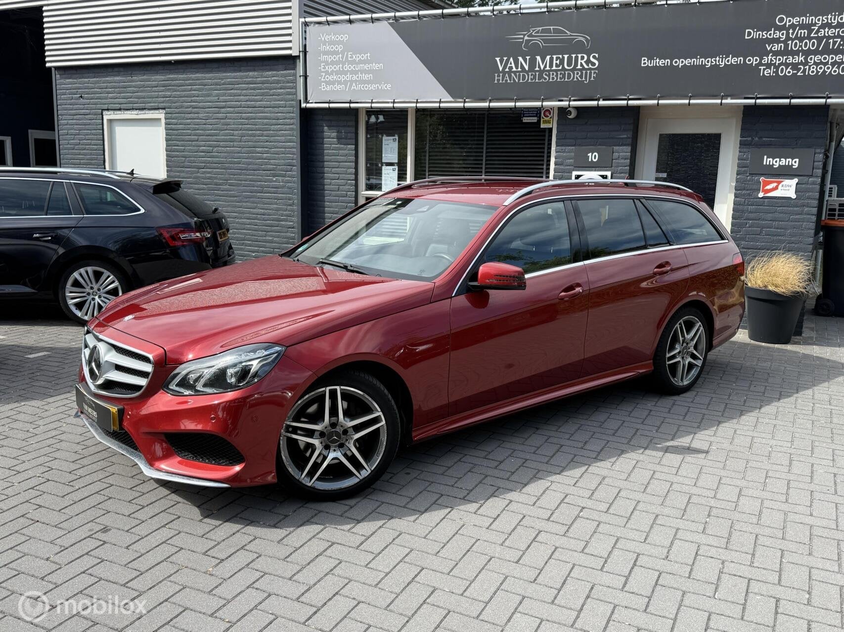 Mercedes E-klasse Estate 220 BlueTEC Ambition Avantgarde, tr, Auto's, Achterwielaandrijving, Gebruikt, Leder en Stof, Origineel Nederlands