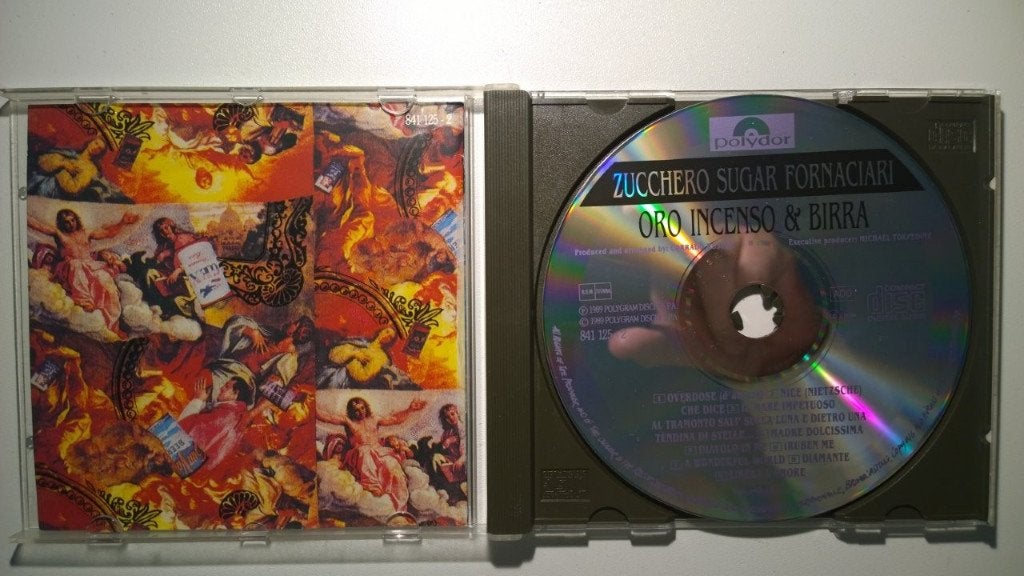 Zucchero Sugar Fornaciari - Oro Incenso & Birra, Ophalen of Verzenden, Zo goed als nieuw, Poprock