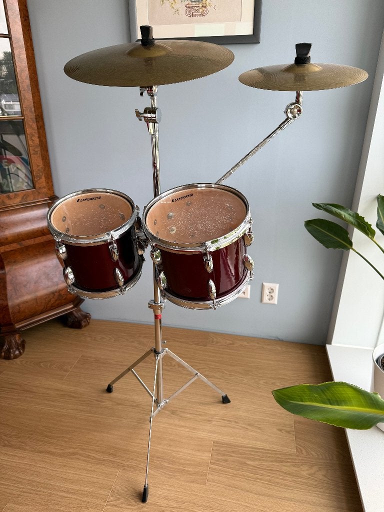 Percussie set, toms en bekkens, Ophalen, Gebruikt, Ludwig
