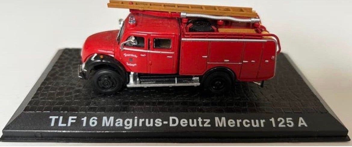 Schaalmodel 1/72 Brandweerwagen Magirus-Deutz Solingen, Overige merken, 1:50 of kleiner, Ophalen of Verzenden, Zo goed als nieuw