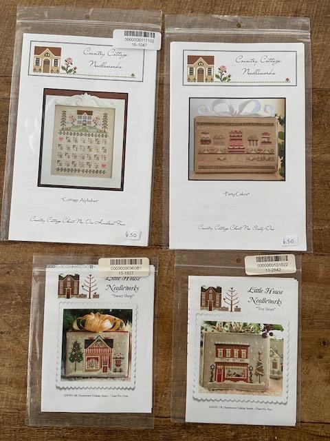4 x Borduurpatroon - House of needleworks - Country Cottage, Ophalen of Verzenden, Nieuw, Handborduren, Patroon