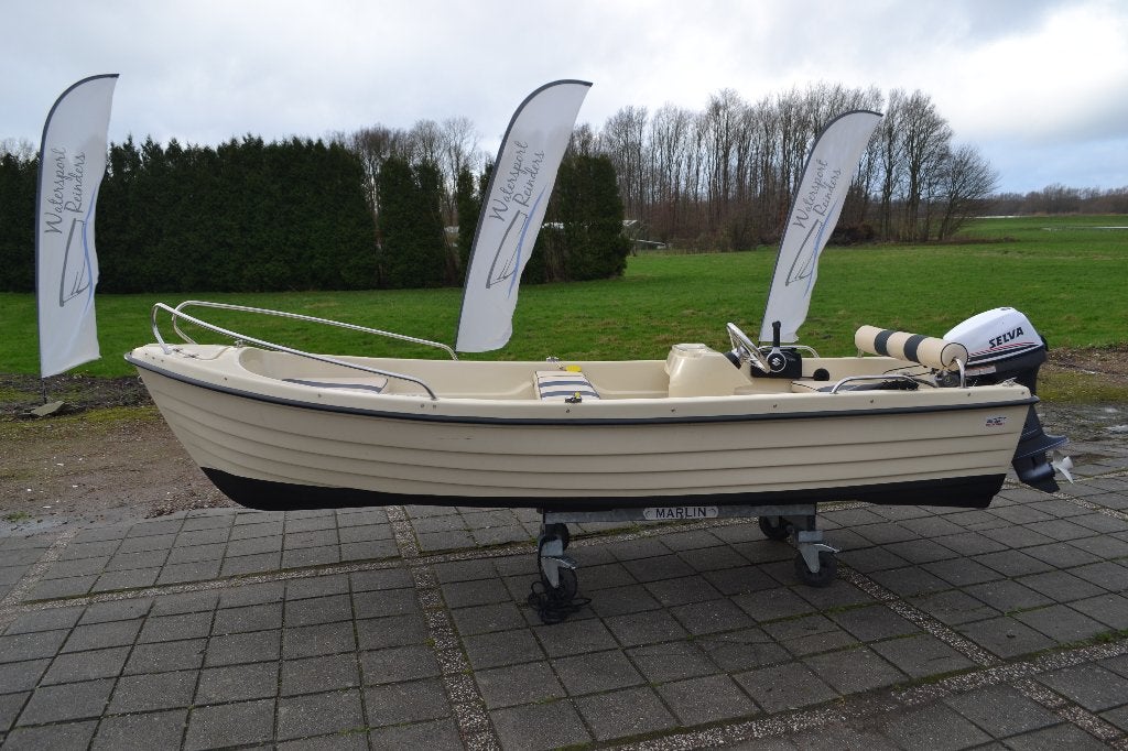 Consoleboot 420 + Selva Ray F8, Watersport en Boten, Vis- en Consoleboten, Gebruikt, Elektrische start, Viertaktmotor, Benzine