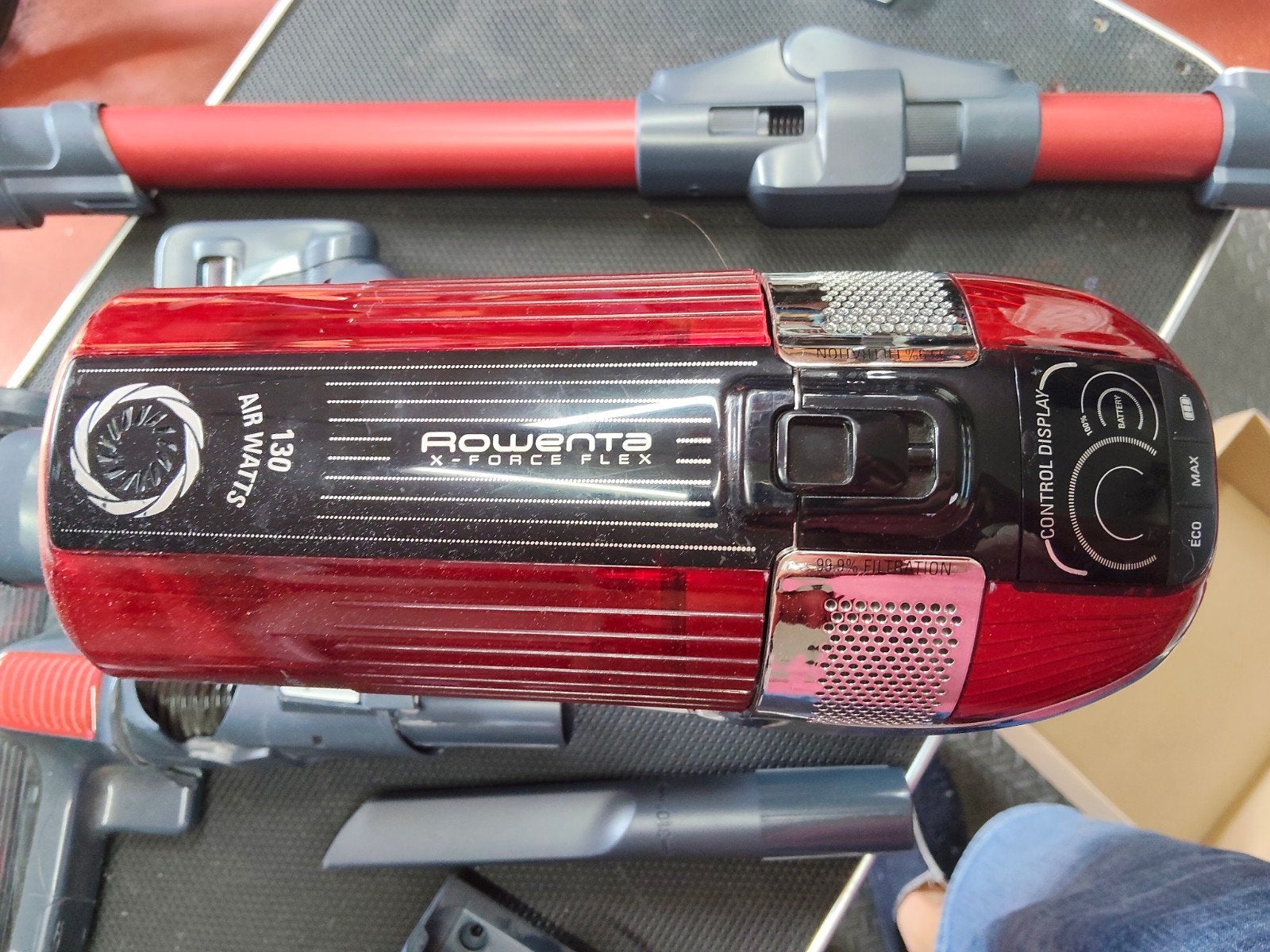 Rowenta X-Force Flex steelstofzuiger (defect), Rowenta, Draadloos, Ophalen of Verzenden, Niet werkend