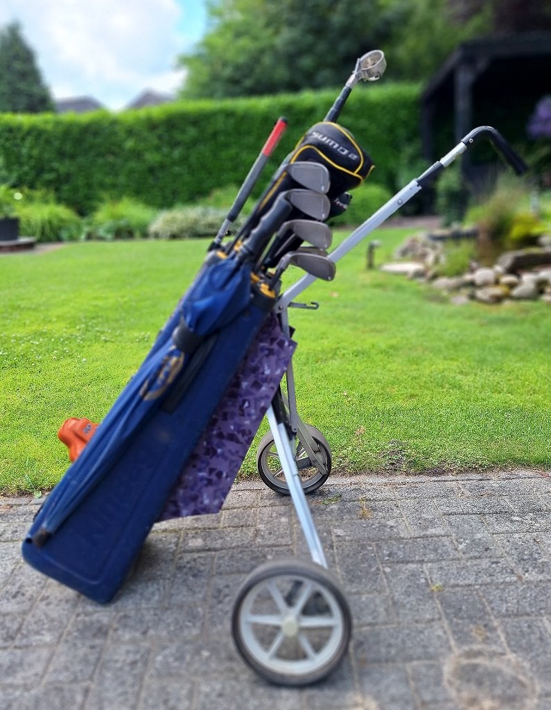 Golfkar tevens golftas (Kinbag), Ophalen, Gebruikt, Golfkar