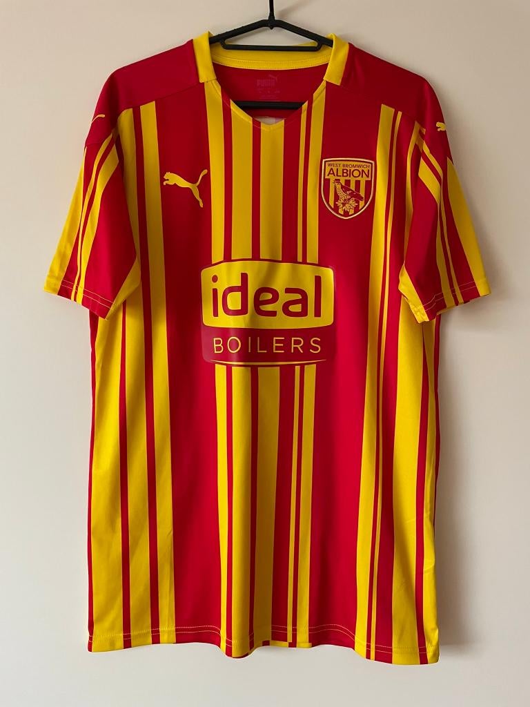West Bromich Albion Puma Voetbalshirt Maat M 20/21 Third, Kleding | Heren, Puma, Maat 48/50 (M), Geel, Ophalen of Verzenden