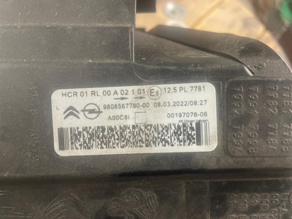 Koplamp links Opel/Citroën - nieuw, Ophalen, Nieuw, Opel