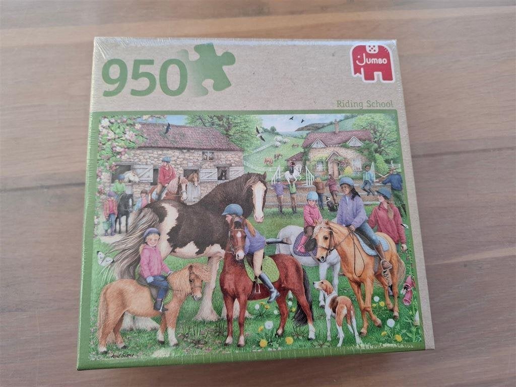 Jumbo, Riding school, 950 stukjes, puzzel, nr 1119800299, Ophalen of Verzenden, 500 t/m 1500 stukjes, Nieuw