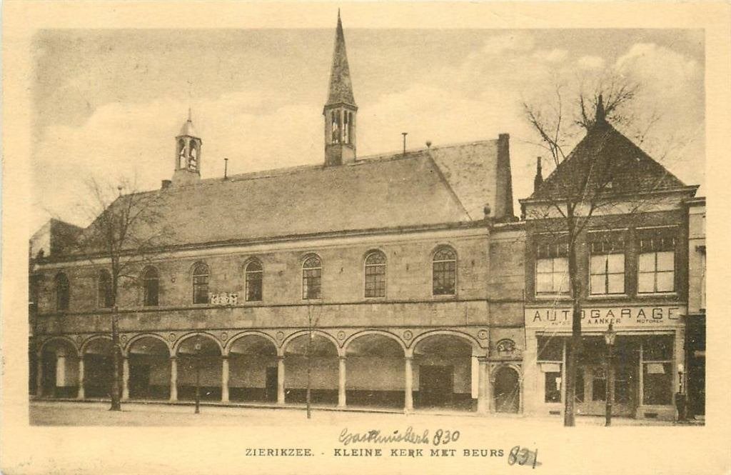 388-441-021 Zierikzee Kleine Kerk met Beurs, Verzenden, Voor 1920, Zeeland