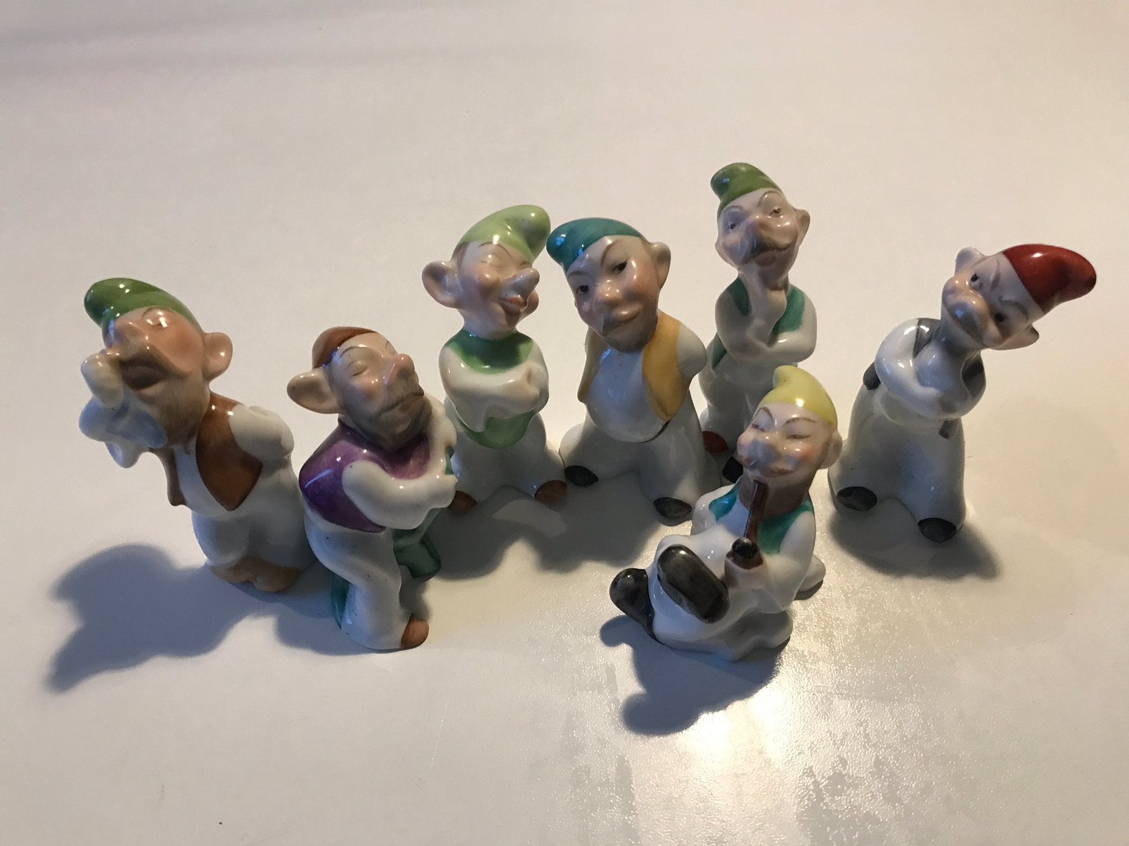 Vintage Herend beeldjes 7 dwergen,walt disney dwergen, Antiek en Kunst, Ophalen of Verzenden