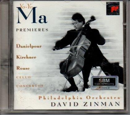 Danielpour, Kirchner, Rouse:  Celloconcerten / Yo-Yo MA, Ophalen of Verzenden, Modernisme tot heden, Zo goed als nieuw, Orkest of Ballet