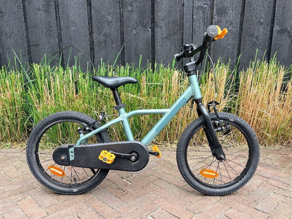 B’TWIN 900 kinderfiets 16 inch – uitstekende staat, Ophalen, 16 tot 20 inch, B.Twin, Velgrem