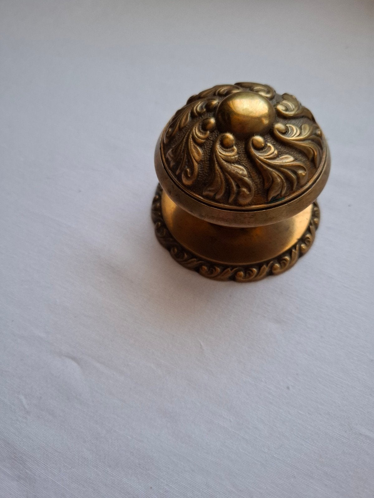 oude koperen deurknop, Ophalen of Verzenden, Gebruikt, Koper of Messing, Overige typen