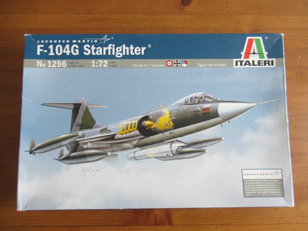 F-104G Starfighter (Italeri 1/72) KLu decals, Hobby en Vrije tijd, 1:72 tot 1:144, Italeri, Ophalen of Verzenden, Zo goed als nieuw