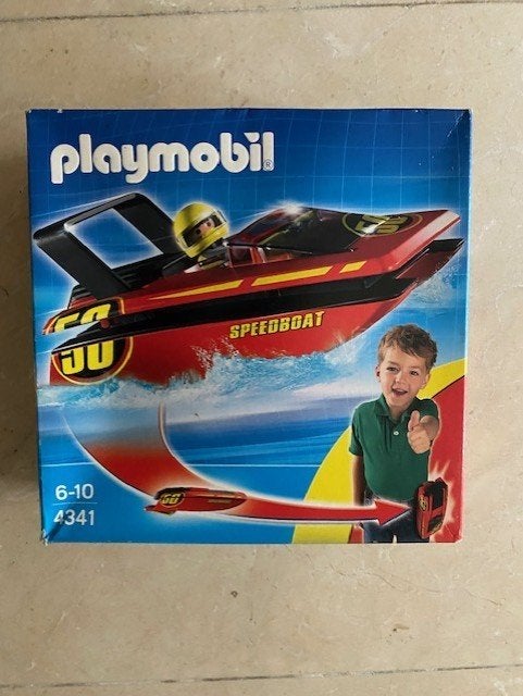 playmobil 6 - 10 jaar speedboat 4341, Verzenden, Nieuw, Boot/Schip