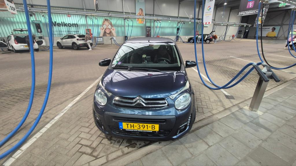Citroën C1 1.0 E-vti 68 5-DRS 2018 Blauw, Auto's, Voorwielaandrijving, C1, Origineel Nederlands, Handgeschakeld