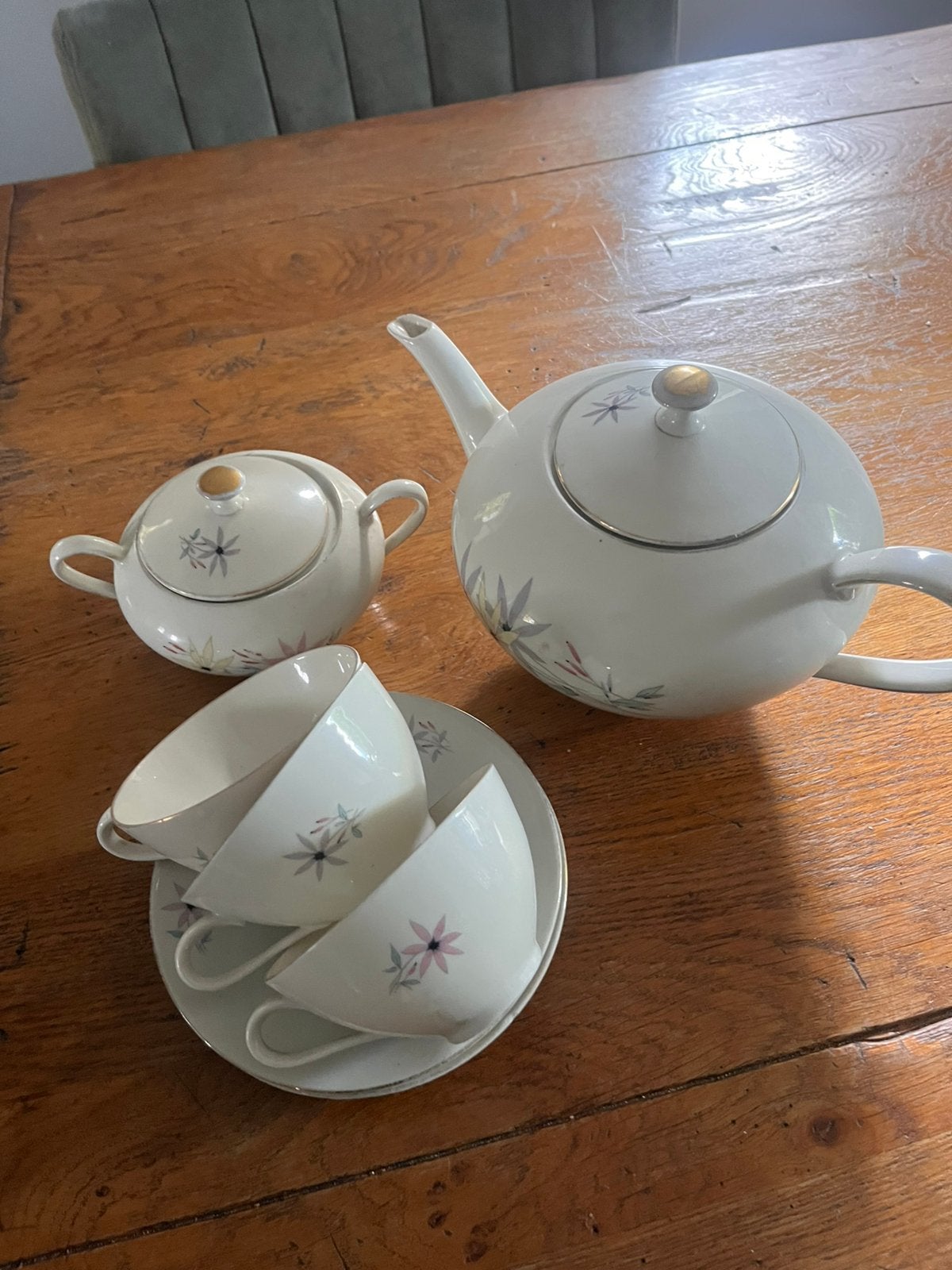 Mooi puntgaaf servies Bareuther Bavaria, Waldsassen, Ophalen