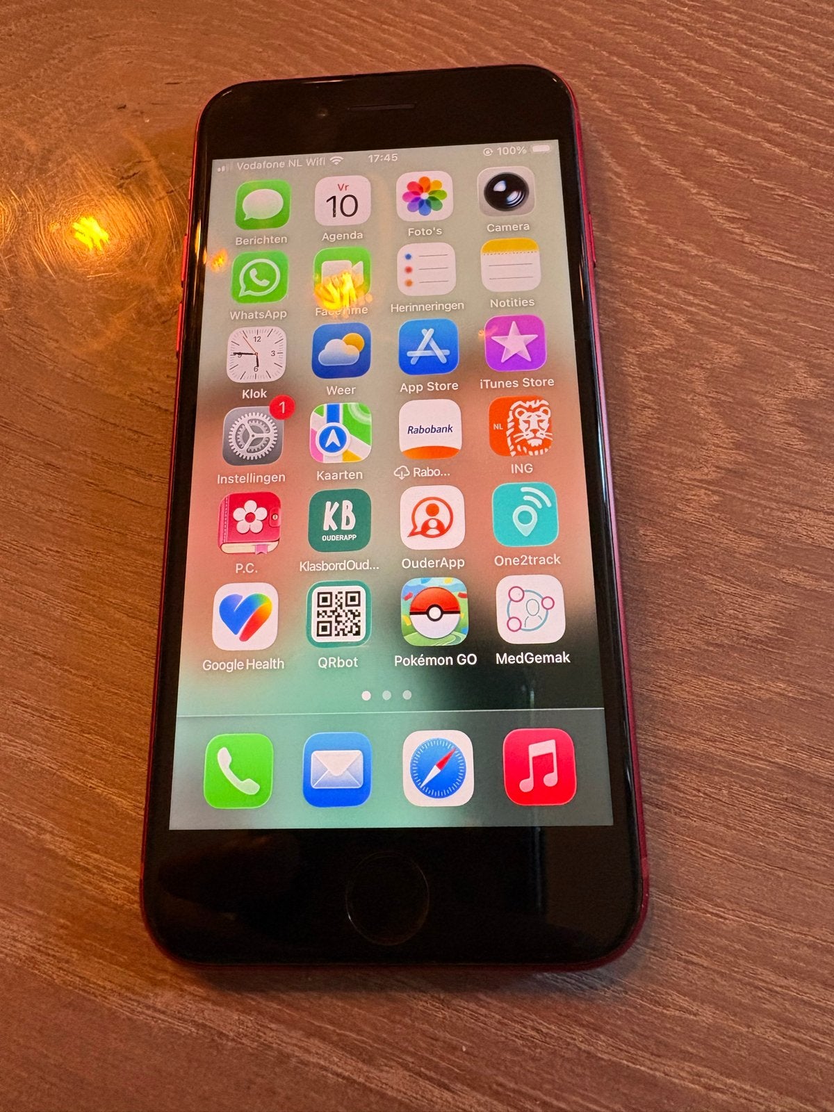 iPhone SE (2022) Rood 64 GB - Zo goed als nieuw, Telecommunicatie, Mobiele telefoons | Apple iPhone, 86 %, Ophalen of Verzenden