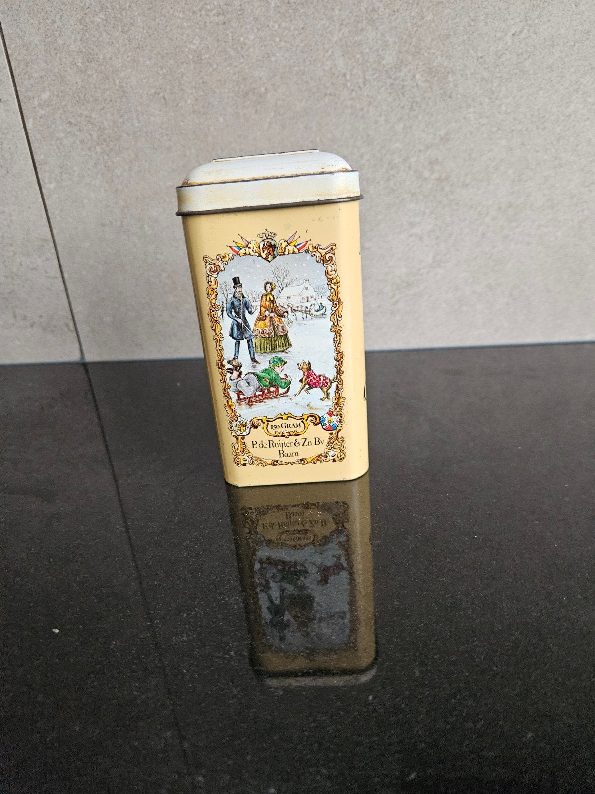 Vintage De Ruijter's Chocolade Vlokken Blik (125 jaar), Ophalen