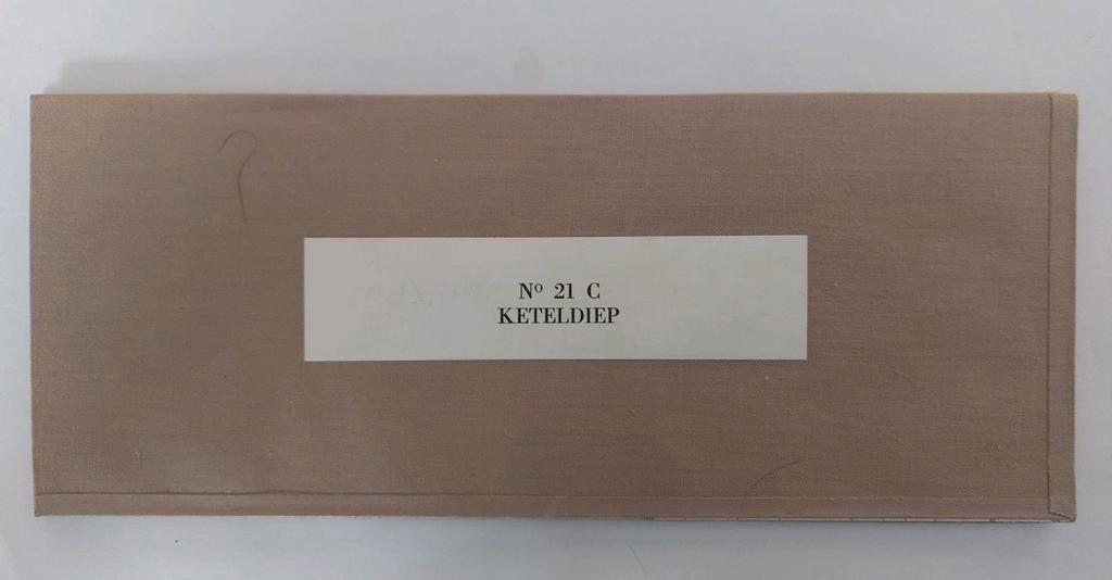 21C / Stafkaart uit 1963 Keteldiep - Kamper eiland - Ijssel, Departement defensie, Ophalen of Verzenden, 1800 tot 2000, Nederland