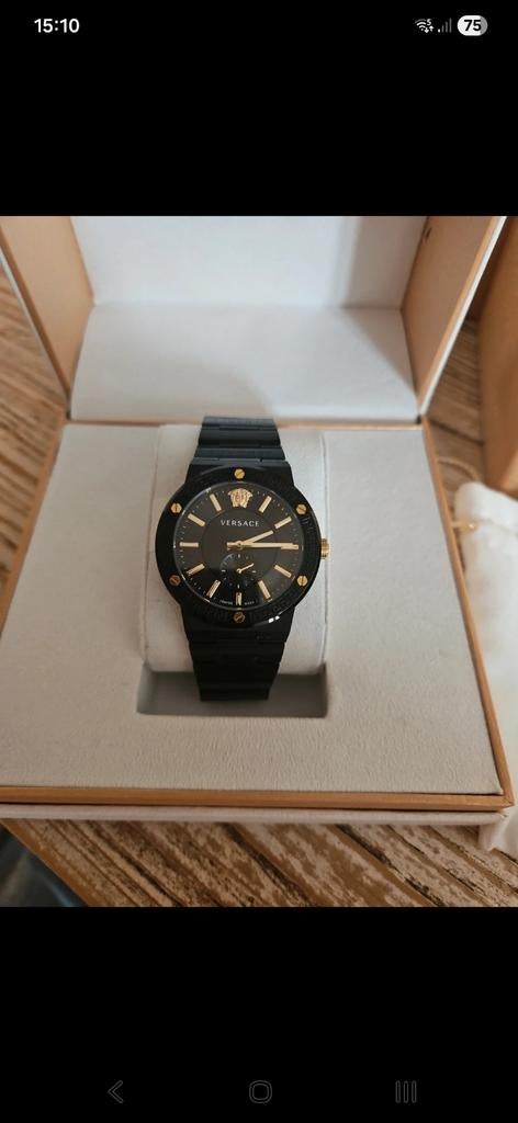 Versace horloge, Overige merken, Staal, Staal, Polshorloge