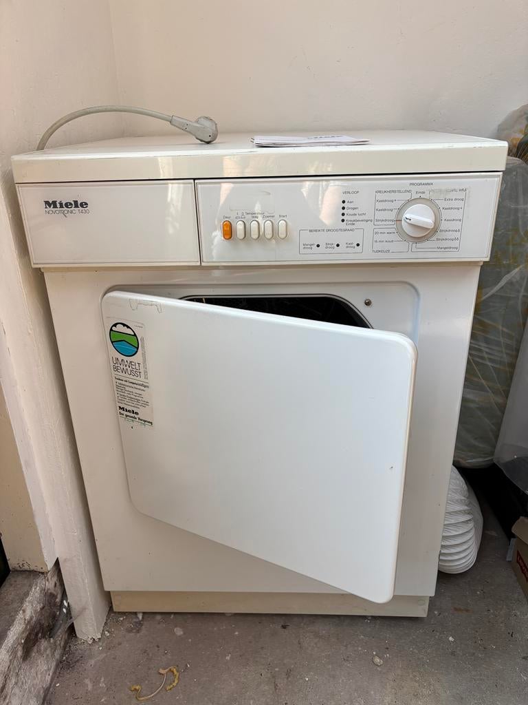 MIELE wasdroger, Witgoed en Apparatuur, Wasdrogers, Gebruikt, Luchtafvoer, Voorlader, 85 tot 90 cm, Ophalen