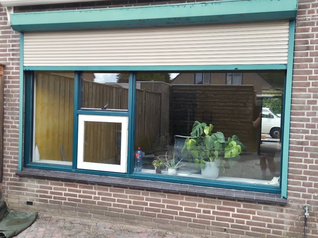Zonnescherm elektrisch, Ophalen, Gebruikt, Elektrisch, Rolluik