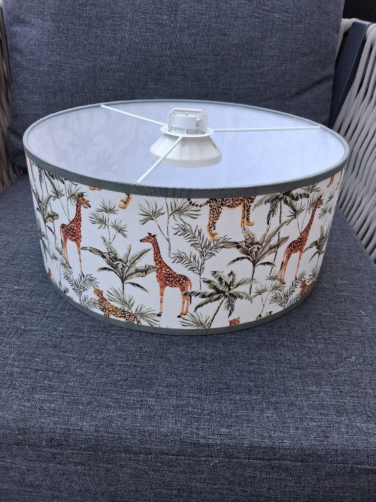 Plafondlamp thema jungle, Ophalen of Verzenden, Meerkleurig, Zo goed als nieuw, Plafondlamp