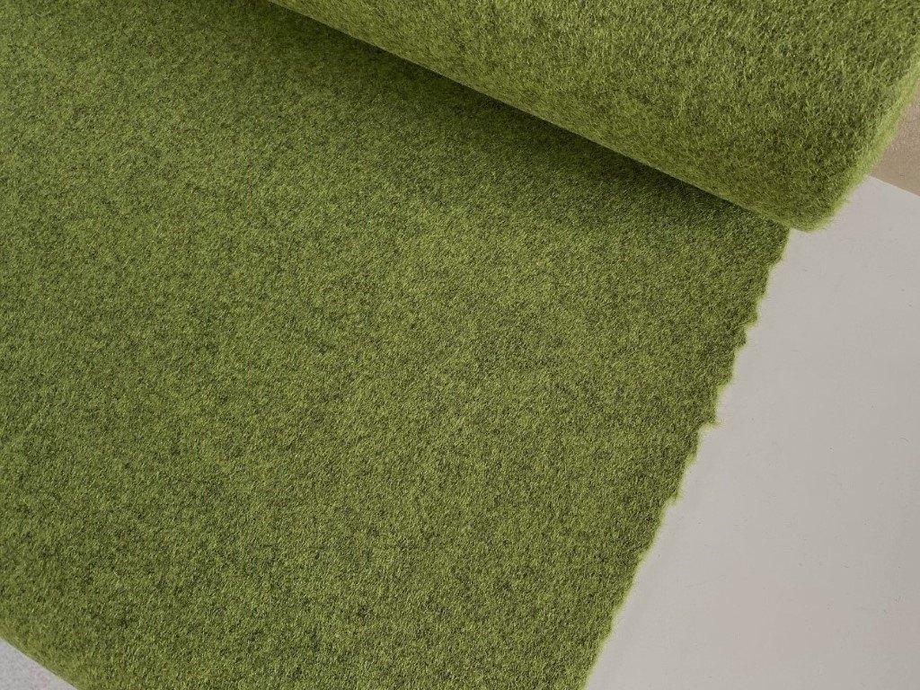 Camira Blazer CUZ1K; groen; restant meubelstof, Wol, 120 cm of meer, Nieuw, Ophalen of Verzenden