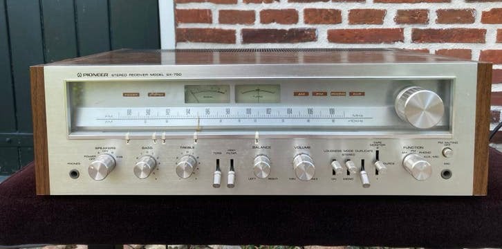 Pioneer SX-750 Stereo Receiver - Vintage Audio, Audio, Tv en Foto, Versterkers en Receivers, Ophalen, Gebruikt, 60 tot 120 watt