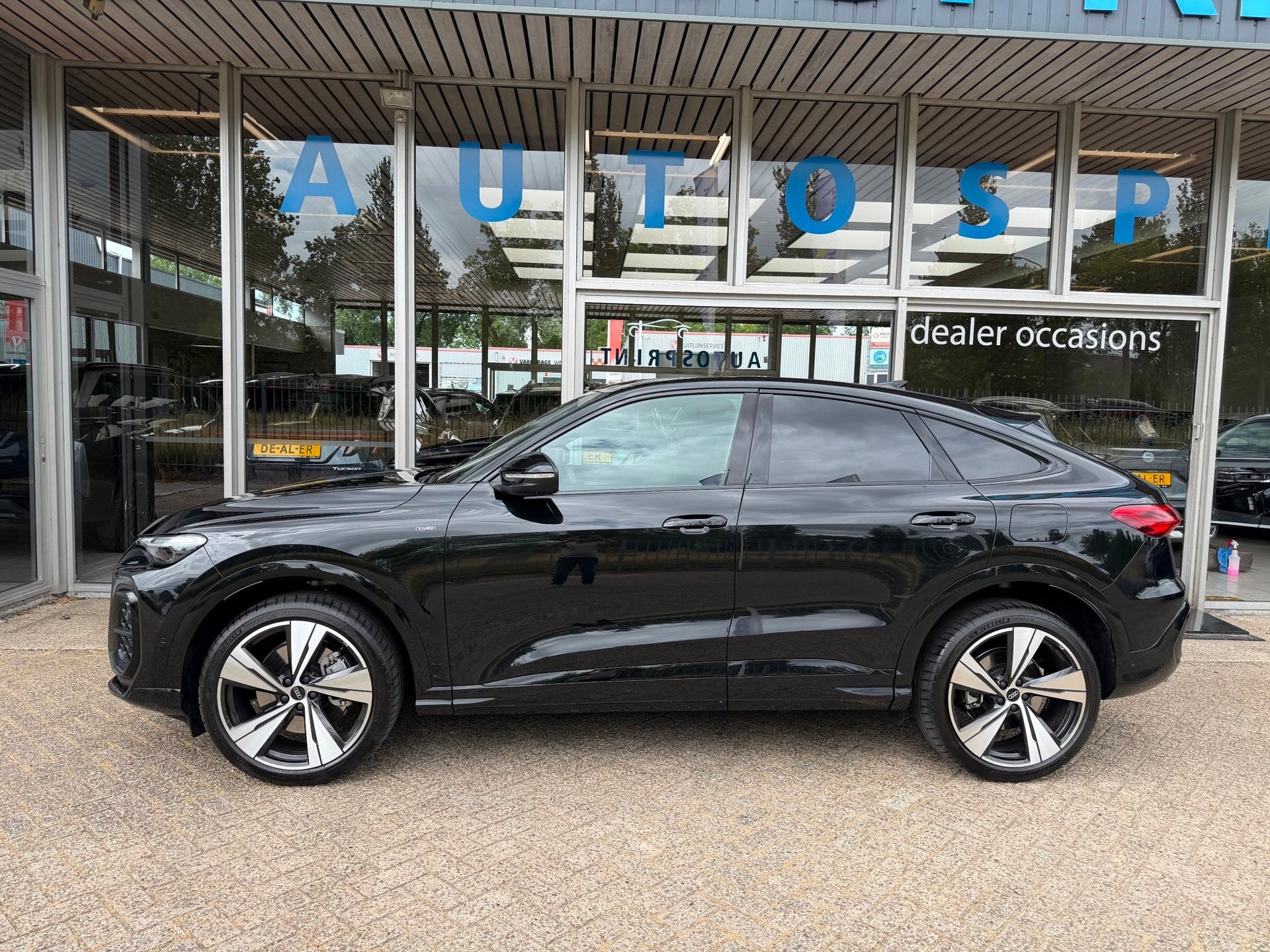 Audi Q5 Sportback 2.0 TFSI e-hybrid quattro S edition PANORA, Auto's, Audi, Automaat, Gebruikt, 4 cilinders, Zwart