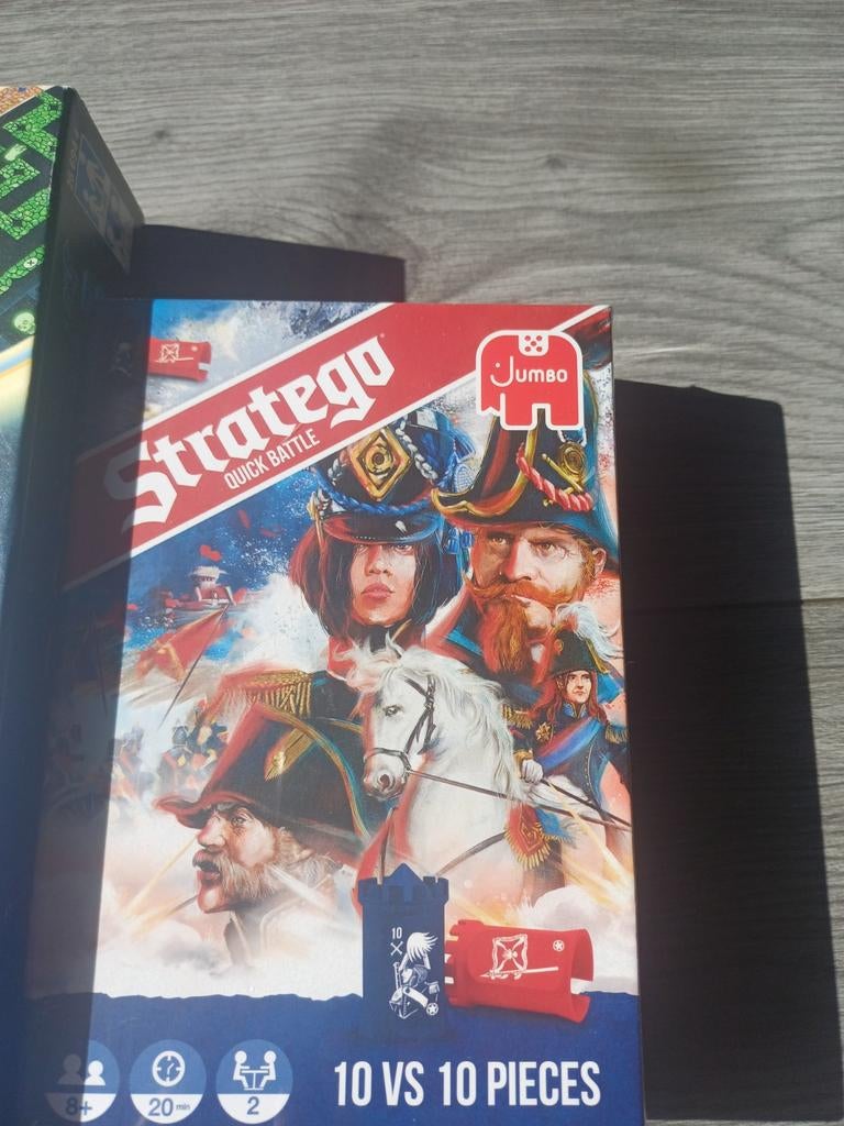 Stratego Quick Battle (nieuw) & Doolhof (compleet), Hobby en Vrije tijd, Gezelschapsspellen | Bordspellen, Een of twee spelers