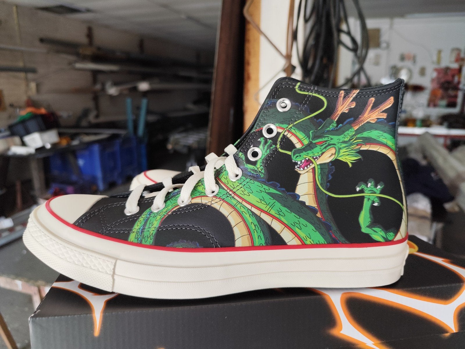 Converse Chuck 70 Hi Dragon Ball Z Shenron Sneakers 44,5, Zwart, Converse, Nieuw, Ophalen of Verzenden