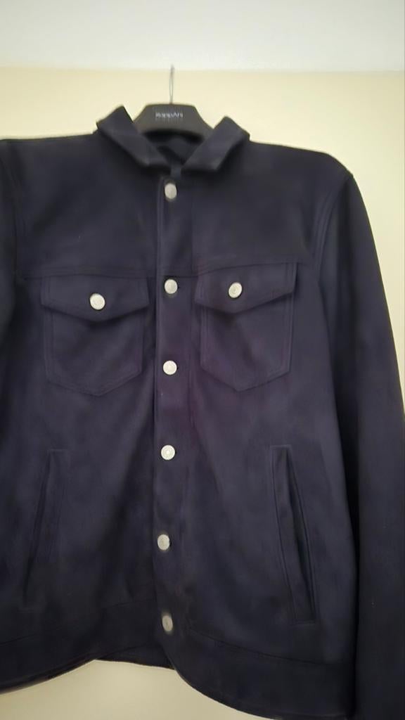 Abercrombie & Fitch jasje tussenjas, Kleding | Heren, Jassen | Zomer, Zo goed als nieuw, Maat 52/54 (L), Blauw, Ophalen of Verzenden