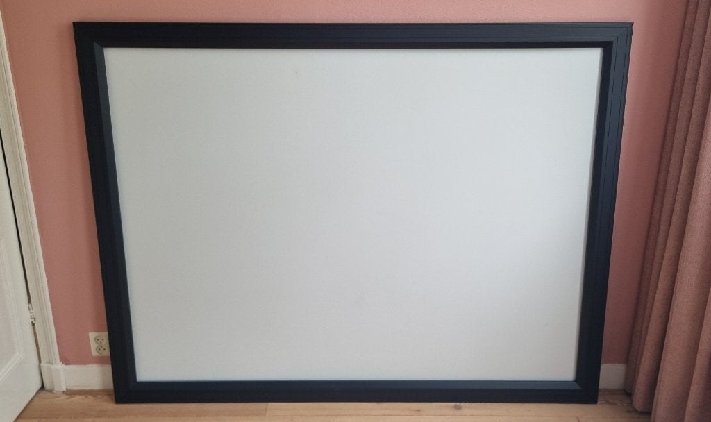Projectiescherm Celexon HomeCinema Frame 160 x 120 cm, Ophalen, Zo goed als nieuw