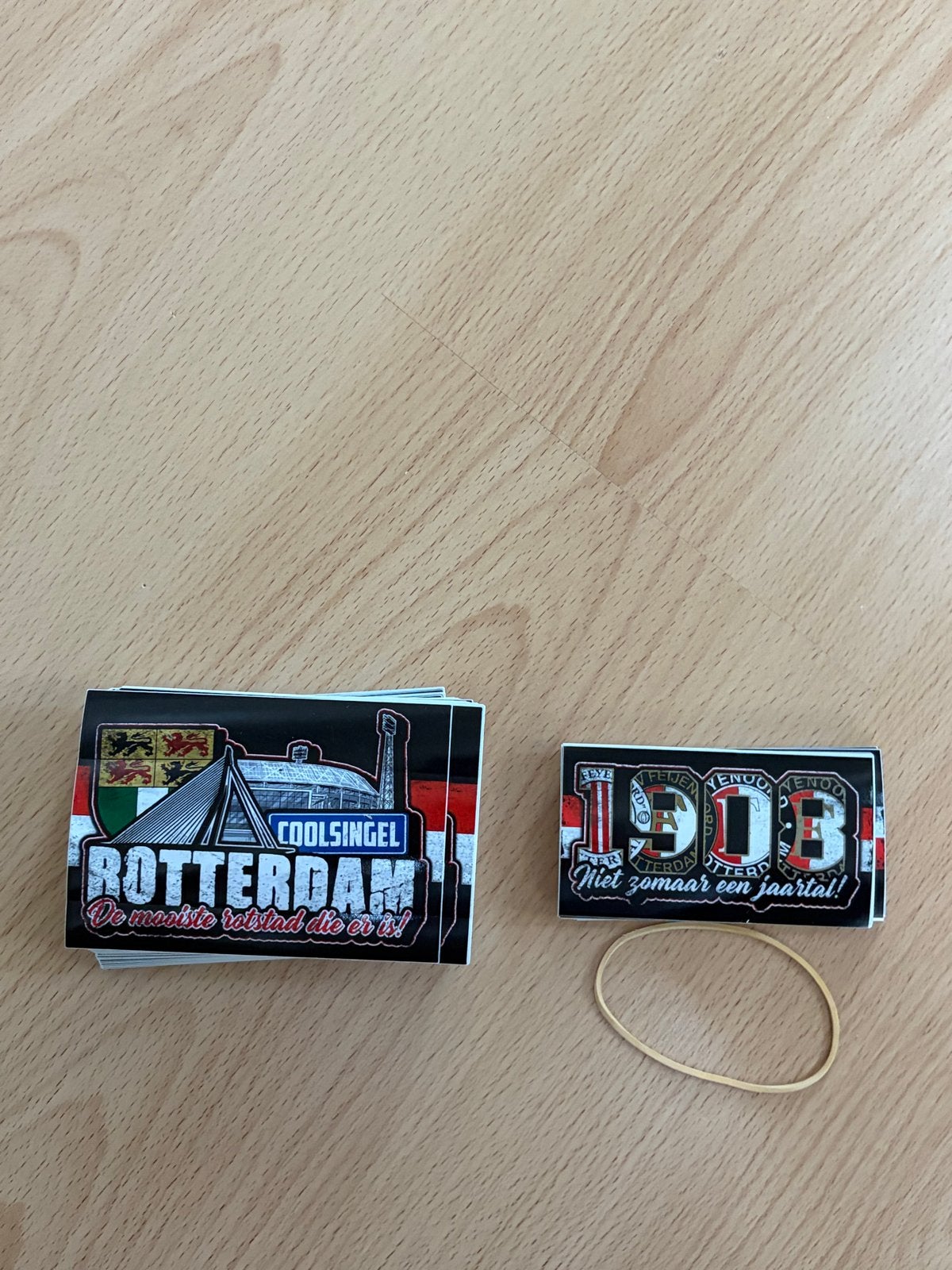 Feyenoord stickers - Rotterdam en 1908, Ophalen of Verzenden, Nieuw, Sport