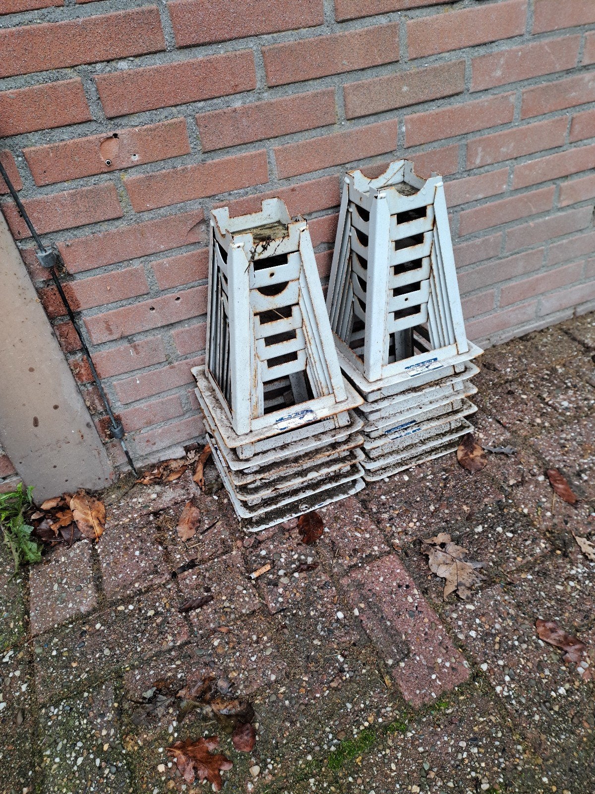 Bed verhoger bedverhogers 12 stuks zwangerschap, Ophalen of Verzenden, Tweepersoons, Metaal