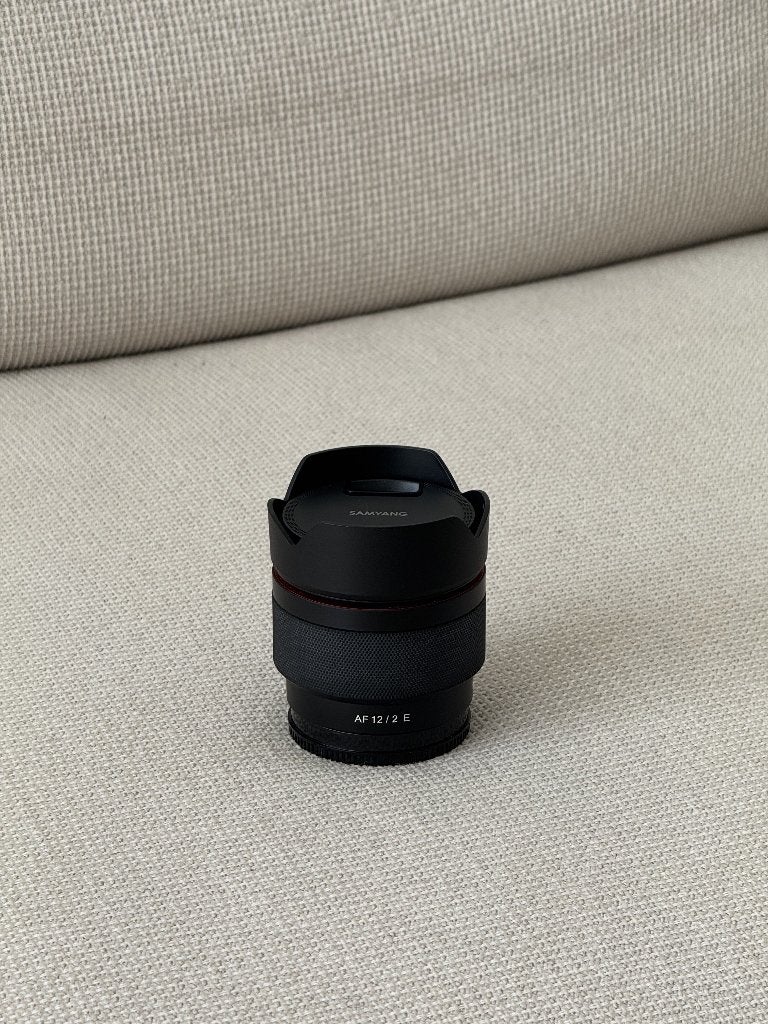 Samyang AF 12mm Sony E | Zo goed als nieuw, Audio, Tv en Foto, Fotografie | Lenzen en Objectieven, Ophalen, Sony E-mount, Autofocus