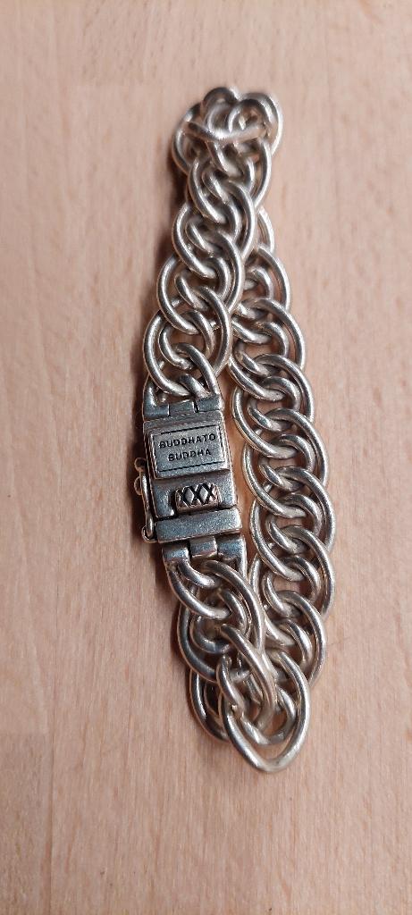 Buddha to Buddha armband Nathalie, Sieraden, Tassen en Uiterlijk, Armbanden, Ophalen, Gebruikt, Zilver, Zilver