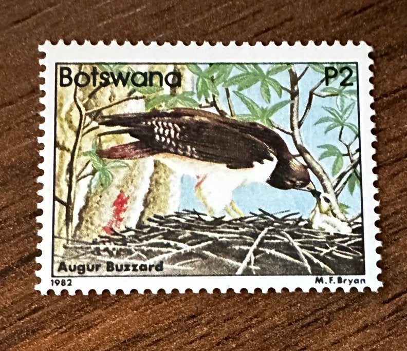 Botswana 1982 vogels Roofvogels - Augur Buizerd Postfris, Ophalen of Verzenden, Overige landen, Postfris
