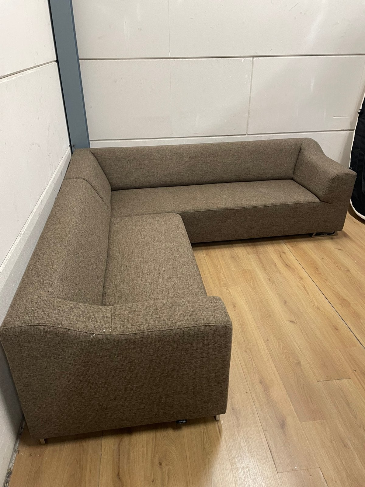 Mooie luxe bruine MONTEL hoekbank - GEREINIGD!!!, Ophalen, 250 tot 300 cm, Luxe, Hoekbank