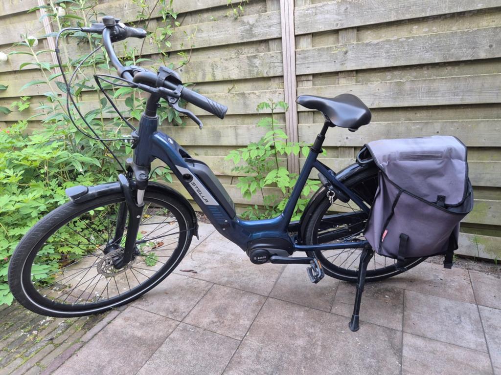 Stella Livorno elektrische fiets met Bosch motor, Gebruikt, 51 tot 55 cm, 50 km per accu of meer, Ophalen