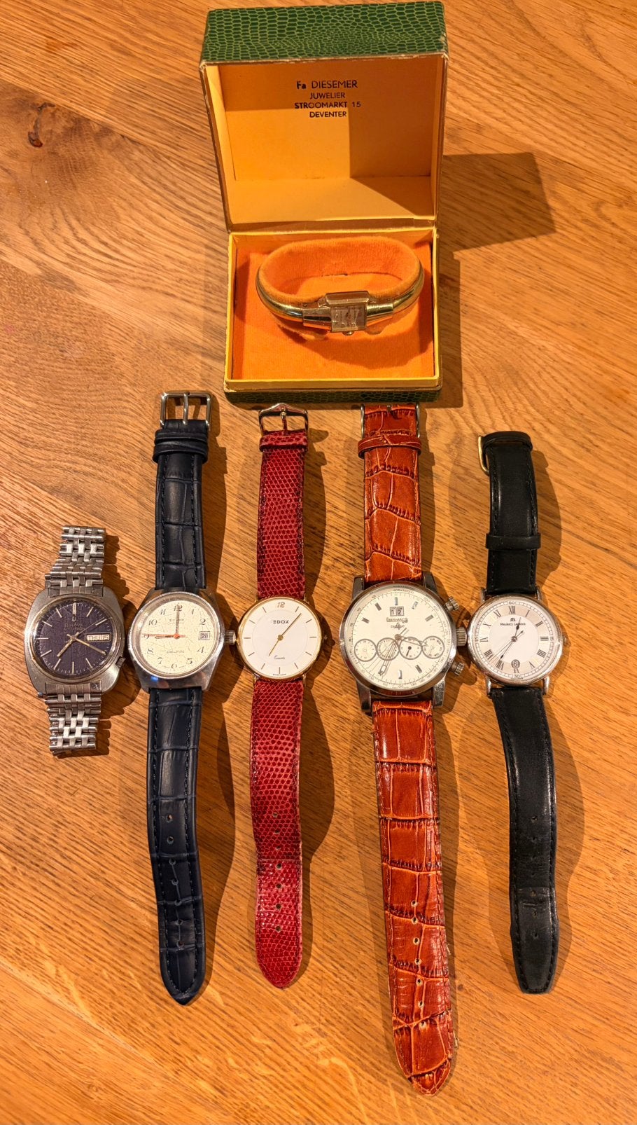 Diverse horloges, Verzenden, Zo goed als nieuw, Staal, Overige merken
