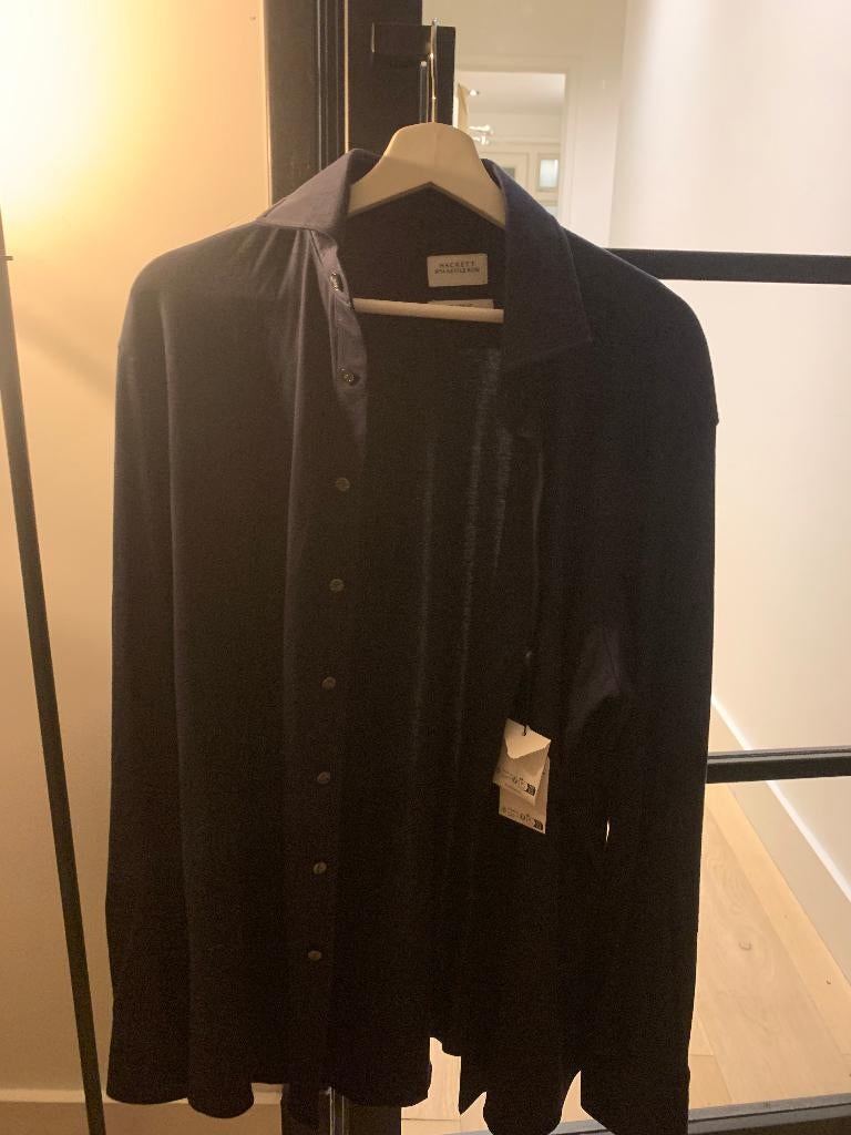 Hackett prachtig hemd, Zo goed als nieuw, Hackett, Blauw, Halswijdte 39/40 (M)