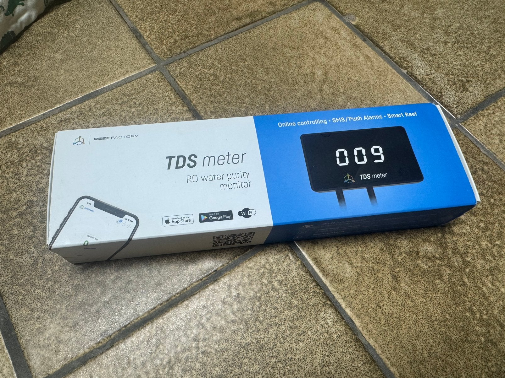 Reef Factory TDS Meter Plus – WiFi RO/DI water monitor, Ophalen of Verzenden, Zo goed als nieuw, Reef Factory