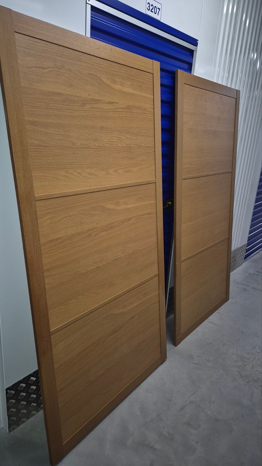 IKEA PAX Eggedal Schuifdeuren Eikenkleur 200x201cm, Ophalen