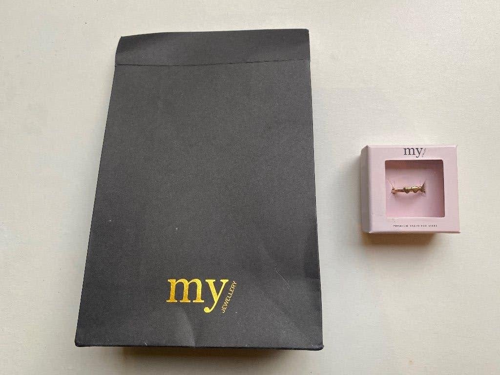 Stainless steel ring myjewellery, Ophalen, IJzer of Staal, Nieuw, 17 tot 18