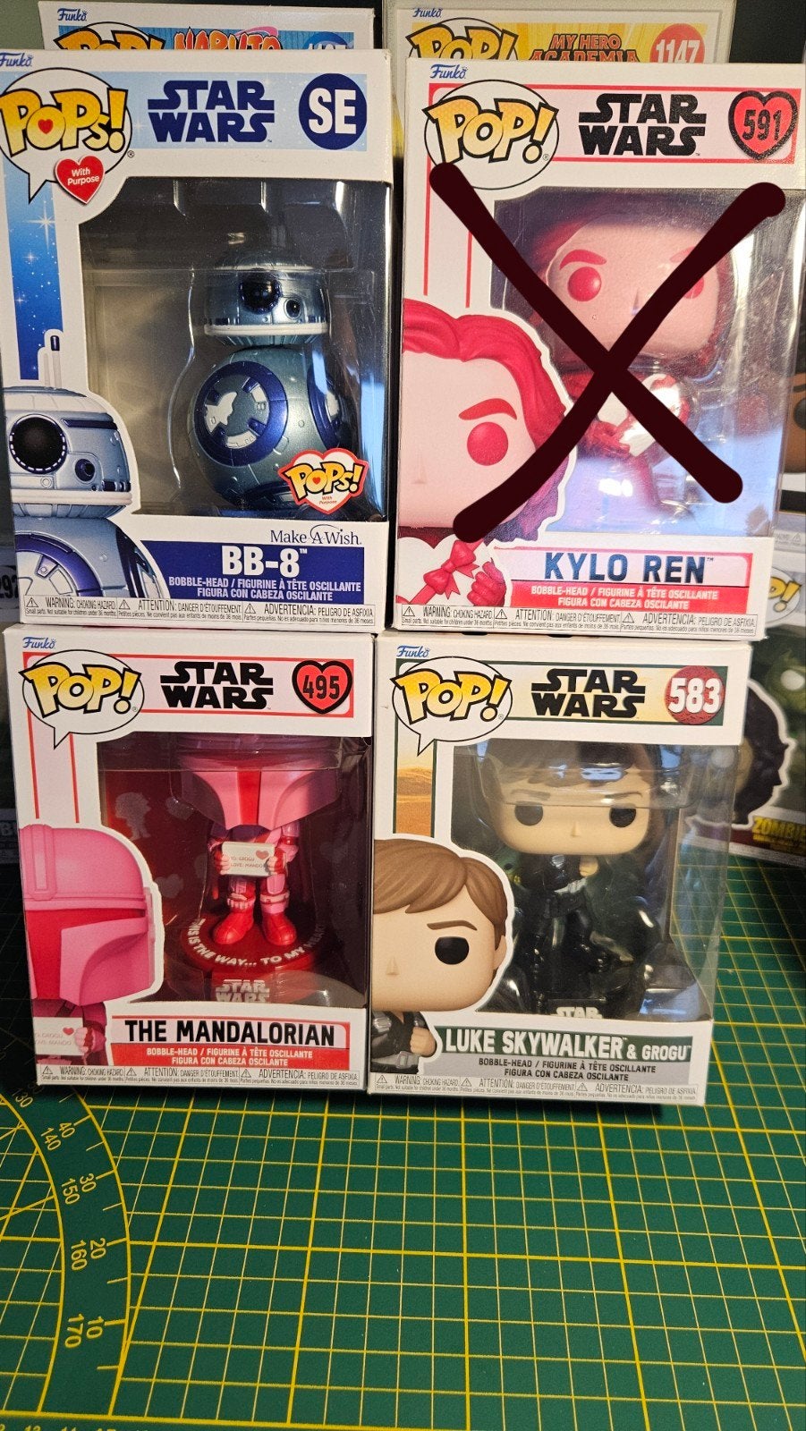 Funko Pop! Star Wars - BB-8, Mandalorian, Luke & Grogu, Kylo, Ophalen of Verzenden, Nieuw